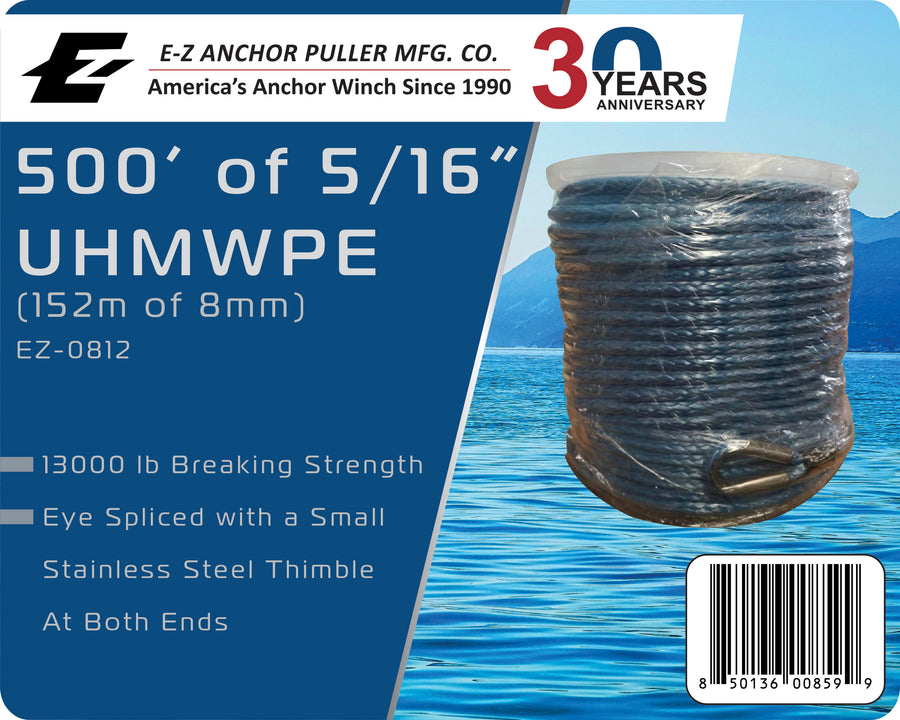 UHMWPE (Spectra / Dyneema) Rope - EZ Anchor Puller Mfg. Co.