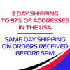 2 Day Shipping to 97% of addresses in the USA. Same Day Shipping on Orders received before 5pm